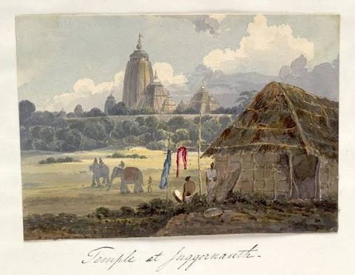 James Fergusson's 19th-century illustration of Puri, Odisha's Jagannath Rath Yatra festival