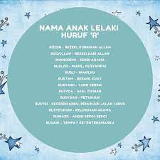 Terpercaya, jujur, nama kecil nabi muhammad s.a.w. Nama Anak Lelaki Huruf R Moden Bermakna Dalam Islam