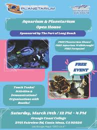Planetarium and Aquarium Open House – Costa Mesa