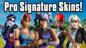 The very best outfit skins. Every Pro Player S Signature Skin Combo Fortnite Battle Royale Youtube