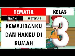 Kreasi poster anak sd kelas3 : Belajar Tematik Kelas 3 Tema 4 Kewajiban Dan Hakku Disertai Latihan Soal Online Maglearning Id
