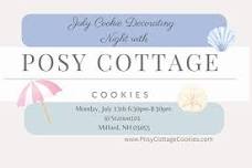 July Cookie Decorating Night with Posy Cottage Cookies