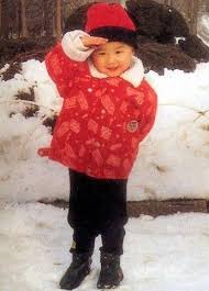 Xiah Junsu Pre Debut Childhood Photo Korean Idol Winter Hats Childhood Photos