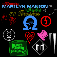Born in 1969, manson released his first album in the. Big Marilyn Manson Brush Pack By Sikkiart On Deviantart