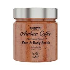 Soak the skin to be scrub in warm water. Cream Fabeya Arabica Coffee Face Scrub Packaging Size 100 Ml For Personal Parlour Rs 499 Piece Id 21199769791