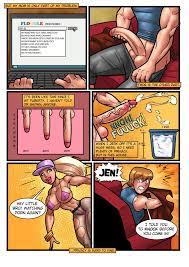 Big dick cartoon porn comic