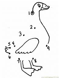 Identify 15 different creatures in these animal coloring sheets. Goose Coloring Page For Kids Free Dot To Dot Printable Coloring Pages Online For Kids Coloringpages101 Com Coloring Pages For Kids