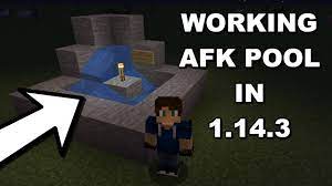 An endless circling pool automatically moves the player continuously. How To Make An Afk Pool In Minecraft Working 1 14 3 Youtube