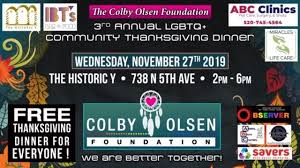 We did not find results for: The Colby Olsen Foundation 3rd Annual Thanksgiving Dinner Colby Olsen Foundation