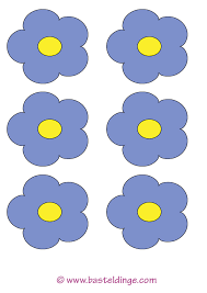 Eins der üblichsten materialien für schablonen ist pvc, da es stabil. Blumchen Und Blumen Vorlagen Basteldinge