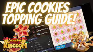 Cookie Run Kingdom Topping Guide For Epic Cookies Pure Vanilla Latte And More Youtube