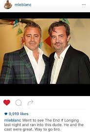 It turns out there was a very real, very painful reason. Mini Friends Reunion Matt Leblanc Who Played Joey Tribbiani Is In The Uk Filming Top Gear Meanwhile Meeting Wit Friends Tv Show Girl Struggles Friends Reunion
