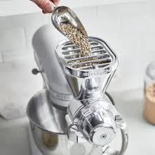 Kitchenaid mixer attachments coffee grinder. Kitchenaid Stand Mixer Grain Mill Attachment Sur La Table