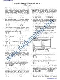 Rasio waktu yang diluangkan karina untuk mengerjakan tugas matematika terhadap tugas ipa adalah 5 banding 4. Soal Latihan Pas Kelas 7 Semester Genap K13