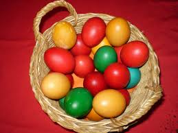 Cosulet Cu Oua Colorate Food Eggs Breakfast