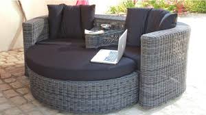 Canape Duo Avero En Resine Ronde Tressee Et Aluminium Sur Jardindeco Com Chaises De Patio Chaise De Jardin Balcon Interieur