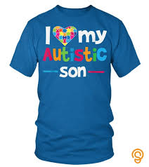 4.6 out of 5 stars with 9 reviews. I Love Heart My Autistic Son Autism Awareness T Shirt Tee Shirts Clothing Brand Shiningtee Shiningtee