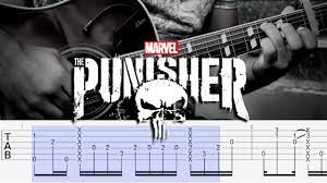 How To Play Frank S Choice The Punisher Guitar Chords Tutorial Theme Soundtrack Tyler Bates Youtube