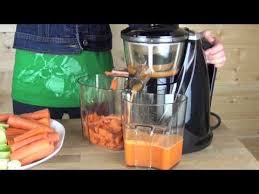 Carrot Celery And Garlic Juice Video Demonstration In The Raw Nutrition Kitchen Using A Hurom Hu100 Garlic Juice Detox Juice Recipes Veggie Smoothie Recipes