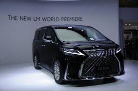 lexus makes the minivan a proper luxury car with chauffeur ready lm mpv toyota alphard mini van lexus