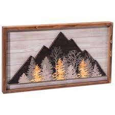 Etched Wood Mountain Wall Art In 2021 Wood Art Projects Wood Wall Art Diy Mountain Wood Art