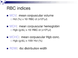 A Guide To Red Blood Cell Indices Ppt Download