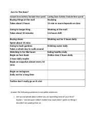 3 04 Peer Counsling Am I In The Zone Instant Zone Activity