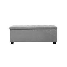 Check spelling or type a new query. Artiss Blanket Box Ottoman Storage Linen Fabric Foot Stool Toy Large Light Grey Buy Storage Ottomans 9350062114704