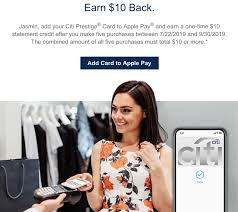 After that, you'll earn unlimited 1.5% cash back on all purchases. Citi Credit Card Apple Pay Offer Million Mile Secrets