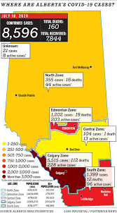 Services in the country remain generally available. Covid 19 Alberta Records 77 New Cases The Highest Single Day Tally Since May Edmonton Journal