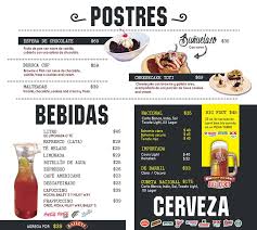 Boruca Monclova Restaurant Graphics Restaurant Menu Design Menu Design