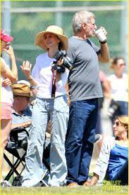 The romance was a more private encounter at first, but the couple shared a few details about one. Harrison Ford Calista Flockhart Liam S Soccer Game Photo 2868790 Calista Flockhart Harrison Ford Jim Belushi Pictures Just Jared