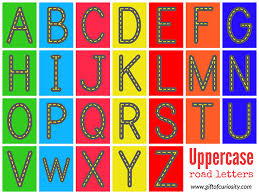 If you come from a country that does not use the roman or western letters, then you kids. Free Road Letters Printable For Learning The Alphabet Gift Of Curiosity