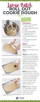 Large Batch Roll Out Cookies Recipe Recipe Roll Out Cookie Dough Recipe Cookie Dough Recipes Sugar Cookie Dough Recipe
