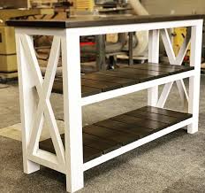 Rustic X Console Table With Shelves Sofa Table Entryway Etsy In 2020 Diy Sofa Table Sofa Table Farmhouse Sofa Table