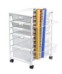 I did add additional hanging baskets on the sides for bigger items like gift bags and tissue paper, but much easier to use. Elfa Gift Wrap Organizer Gift Wrap Organization Wrapping Paper Storage Gift Wrap Storage