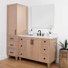 Bridgeport White Oak Linen Cabinet