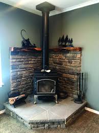 Modern And Traditional Stunning Corner Fireplace Ideas Remodel And Decor Dova Home Wood Stove Fireplace Wood Burning Stove Corner Corner Wood Stove