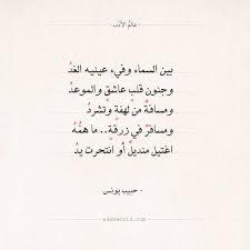شعر حبيب يونس بين السماء وفيء عينيه الغد الفراق حبيب يونس شعر حر ماجدة الرومي عالم الأدب Arabic Quotes Arabic Poetry Inspirational Quotes Quotes Math