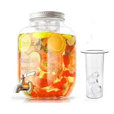 Leakproof Beverage Dispenser Mason Jar