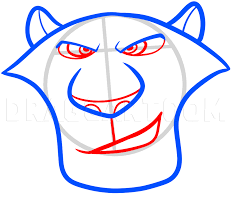 Madagascar 3 coloring pages vitaly. How To Draw Vitaly Madagascar 3 Step By Step Drawing Guide By Dawn Dragoart Com