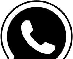 Logo Whatsapp Whatsapp Logo Png Black And White Hd Png Download Original Size Png Image Pngjoy
