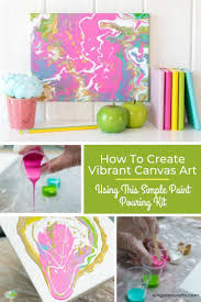 This will seal off the fibers of the canvas, and make the paint go on smoother. Painting Pouring How To Create Vibrant Canvas Art Using Paint Pouring