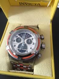 Invicta Reserve 52mm Bolt Zeus Swiss Made Quartz Chronograph Stainless Steel Bracelet Watch Model 16 Watches For Men Stainless Steel Bracelet Invicta Watches