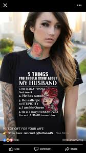 Most days, tom usually cycles to work. My Wife Will Love This Present From Me Her Crazy Tattooed A Hole Husband Targetedshirts