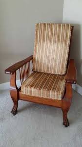 Antique Oak Morris Chair With Claw Feet 1900 S Morris Chair Stickley Furniture Furniture