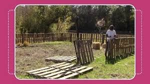 How to build a fence: How To Build A Pallet Fence Garden Update Youtube