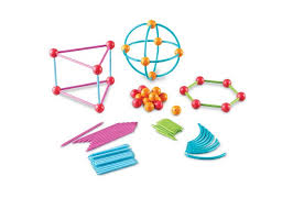 Cone a 3d shape that tapers from a circle to a point or apex. Geometric Shapes Building Set