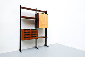 Mid century modern bookcase decor. Mid Century Modern Italian Wall Unit 1950s Modernism Items By Category European Antiques Decorative