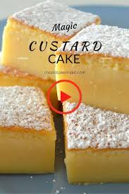 Gateau Magique Custard Custard Cake Recipes Magic Cake Recipes Magic Custard Cake